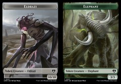 Eldrazi (0001) // Elephant (0031) Double-Sided Token